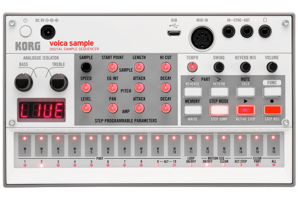 Volca Sample New Generation Portabler Sampler