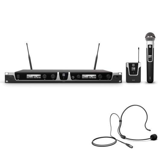 U508 HBH 2 Funkmikrofon System mit Bodypack, Headset und Handmikrofon dynamisch