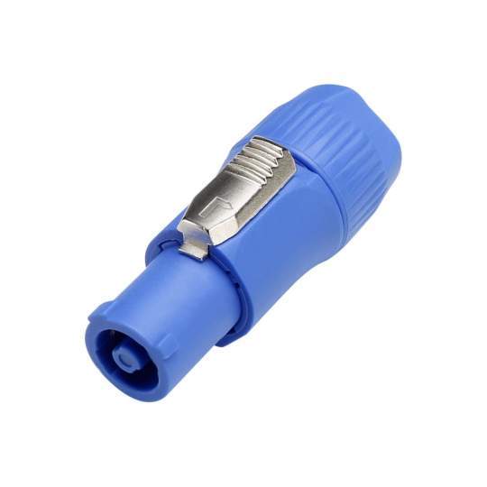 7923 V2 Power-In Kabelbuchse mit Verriegelung Schraubanschl Farbe: blau