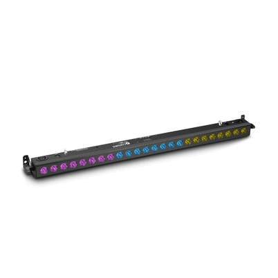 TRIBAR 400 IR 24 x 3 W TRI LED Bar in schwarzem Gehäuse mit IR-Fernbedienung