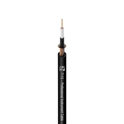 7115 BLK Instrumentenkabel Meterware