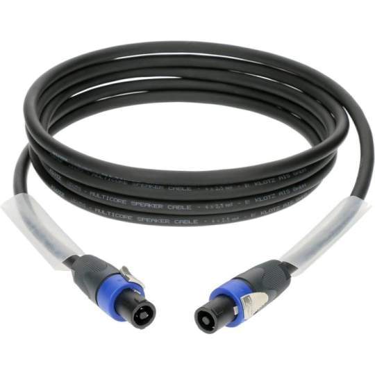 SC-3 Speaker Cable schwarz 10m 4 x 2,5 mm² mit speakON