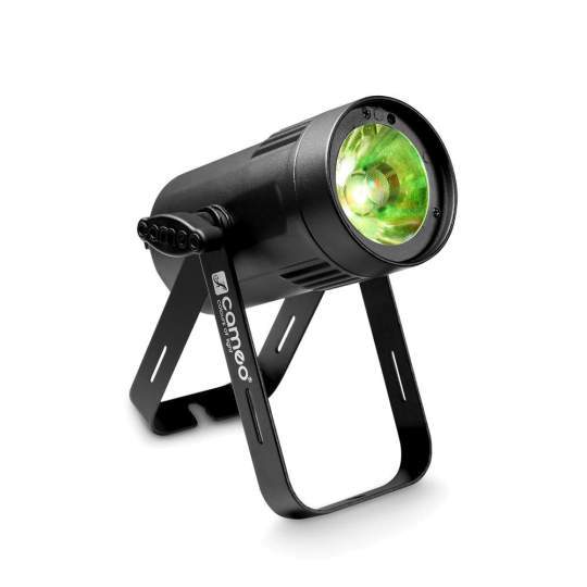 Q-Spot 15 RGBW BK schwarz Kompakter Spot mit 15 W RGBW Quad-LED