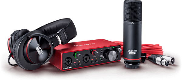 Scarlett 2i2 Studio (3rd Gen) USB Audiointerface Recording