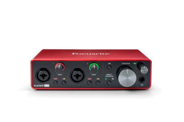 Scarlett 2i2 (3rd Gen) 2-Kanal USB2.0 Audiointerface USB-C Anschluss