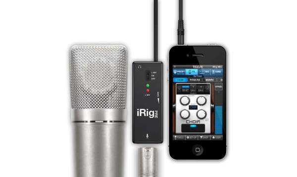 iRig Pre XLR Mikrofon Interface-Preamp I-Phone I-Pad Mac IOS Android