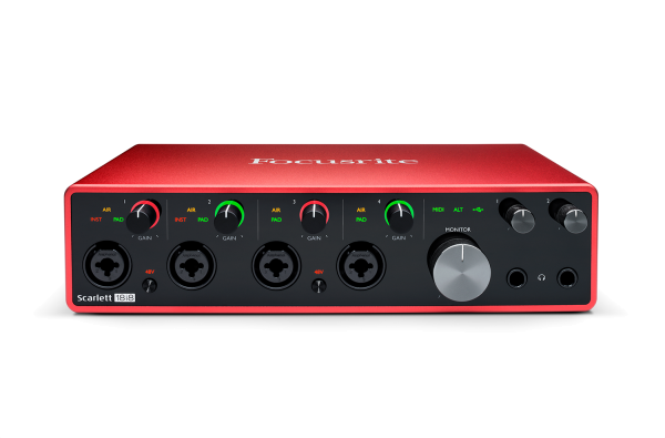 Scarlett 18i8 3rd Gen 18-Kanal USB2.0 Audiointerface USB-C Anschluss