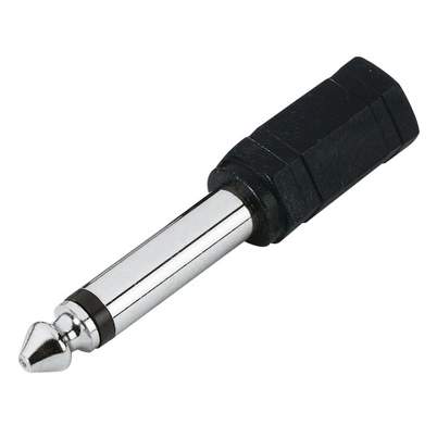 7542 Adapter 3,5 mm Mini-Klinke female auf 6,3 mm mono Klinke male