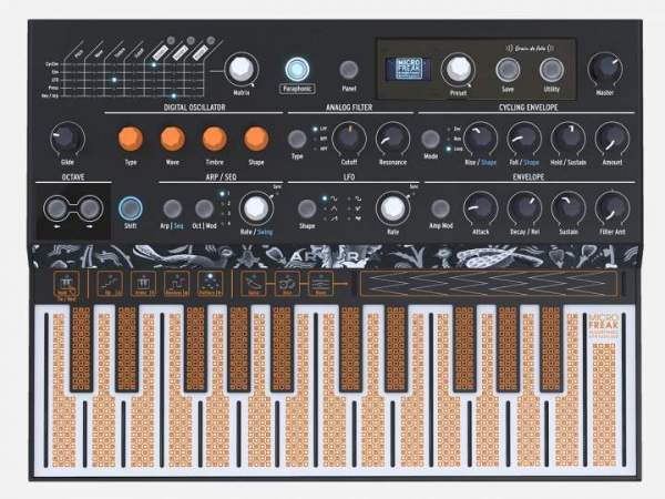 MicroFreak Hybridsynthesizer 25 Tasten Touchkeys poly pressure