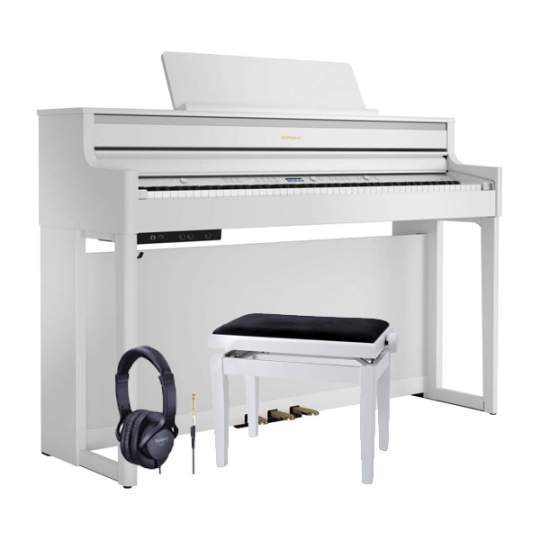 HP-704-WH Spar-Set 1 inkl Klavierbank und Kopfhörer