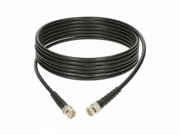 Videokabel schwarz RG59 10m WordClock & AESid