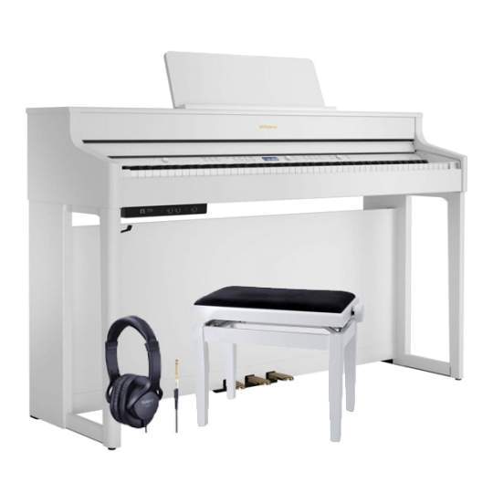 HP-702-WH Spar-Set 1 inkl Klavierbank und Kopfhörer