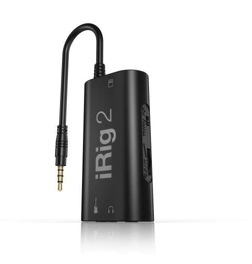 iRig 2 Electric guitar/bass Interface I-Phone I-Pad Mac IOS Android