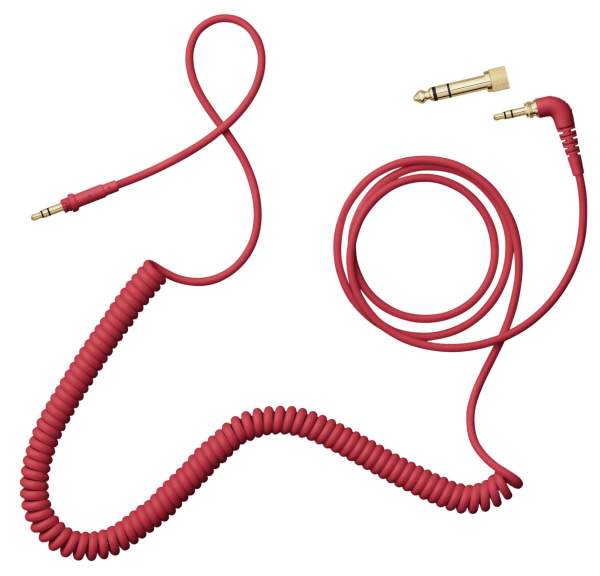 C10 Cable coiled w/Adaptor red
