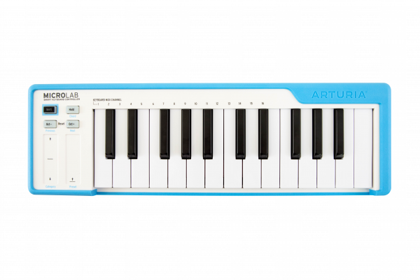 MicroLab Blue USB Keyboard 25 Slimkeys