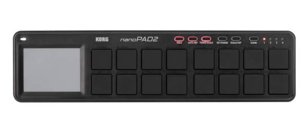 nanoPAD2, 16 Pads, schwarz