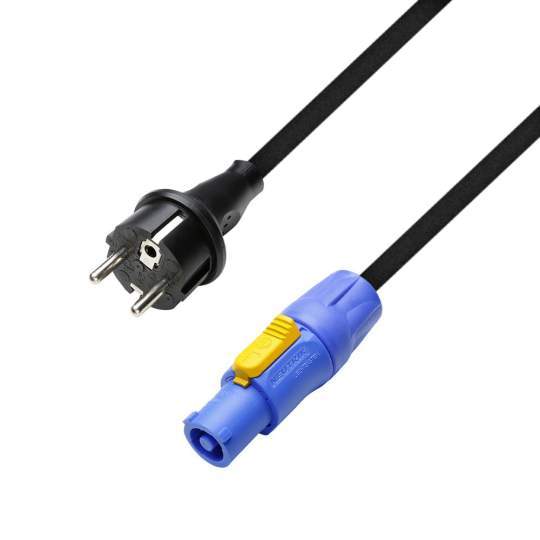 8101 PCON 0300 Power Cord CEE 7/7 - Powercon 1,5mm² 3m