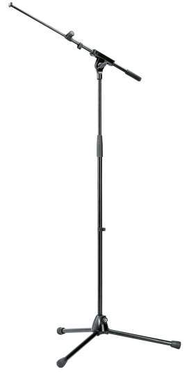 210/8 Mikrofonstativ ausziehbarem Schwenkarm schwarz