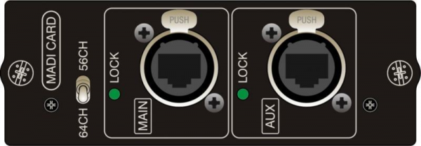 Si RJ45 MADI redundant Karte 64 Kanäle bidirektional Si, Si+, Si Compact, Si Exp.