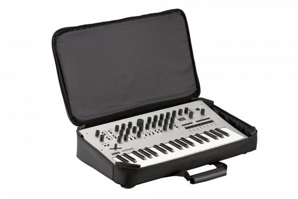 Tasche, minilogue, Griffe, Gurt, schwarz