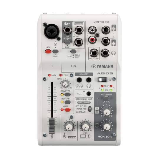 AG03 MK2 WH USB Interface und Mischpult