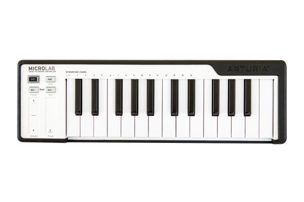 MicroLab Black USB Keyboard 25 Slimkeys