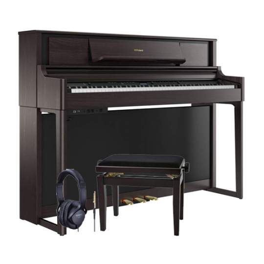 LX-705 DR Spar-Set 1 inkl Klavierbank und Kopfhörer
