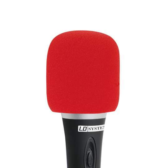 D 913 RED Windschutz für Mikrofone rot